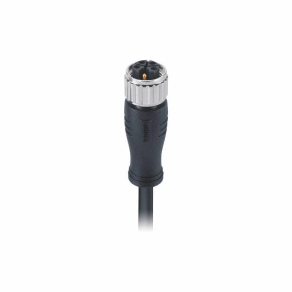 Calibre de diâmetro de fios 14 TPU da C.A. de 1m M12 5 Pin Shielded Cable 16A 690V sobre o molde