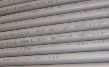 ASTM B163 Monel Nickel Alloy Steel Tube 400 Seamless 3 Inch Water Corrosion