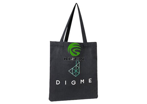 Waterproof Lining Cotton Canvas Shopping Bags With Custom Printed Logo