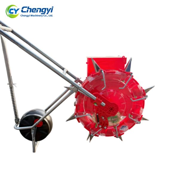 Iron Manual Seeder Machine Hand Push Planter Efficient Sowing Tool for Farming