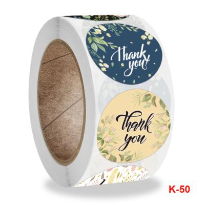 Personalized Thank You Sticker Labels 1.5 Inch for Packaging OEM