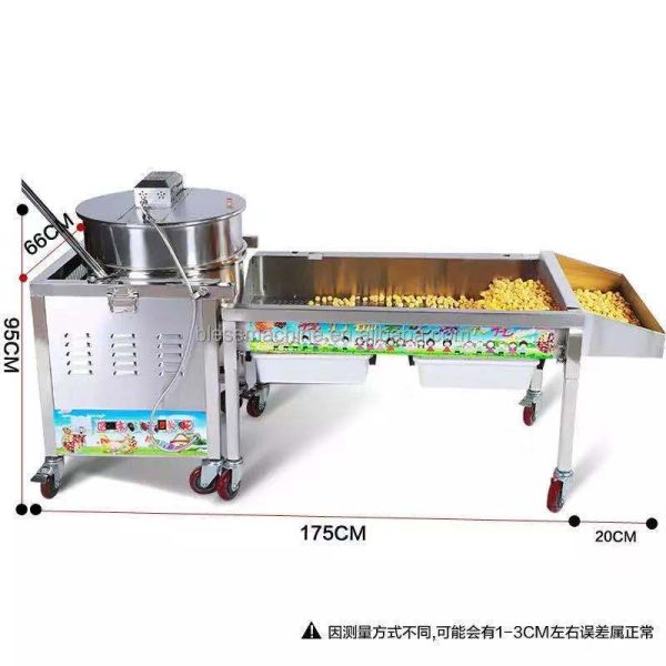 24 Months Guarantee Super Performance Popcorn Machine for Corn Oil Sugar Snacks Production