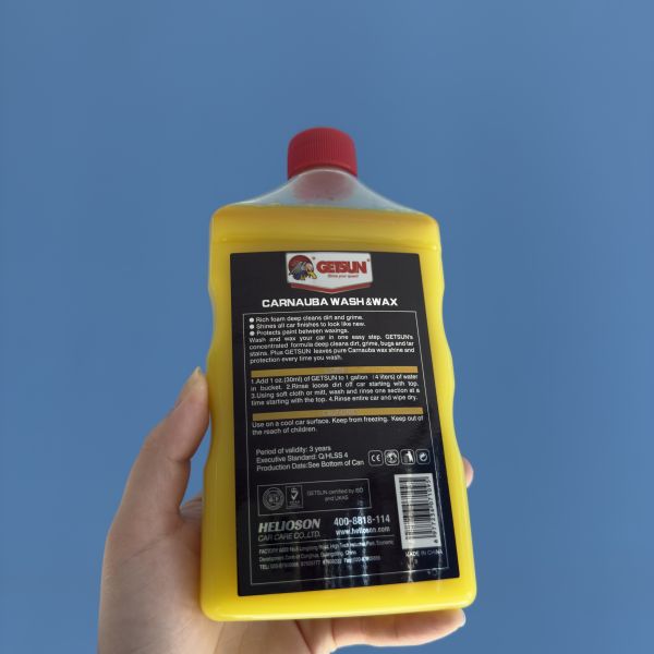 Wholesale Getsun Car Wash and Wax: Carnauba Car Shampoo for Detailing