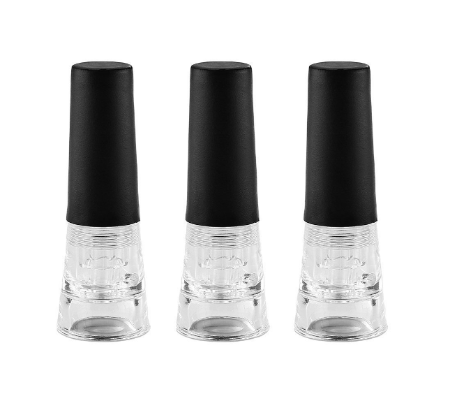 Non Spill Silicone Kitchen Utensils Bottle Vacuum Wine Stopper For Drink