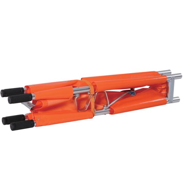 High Quality Medical Equipment Aluminium Alloy Four-Fold Stretcher  For Emergency Rescue