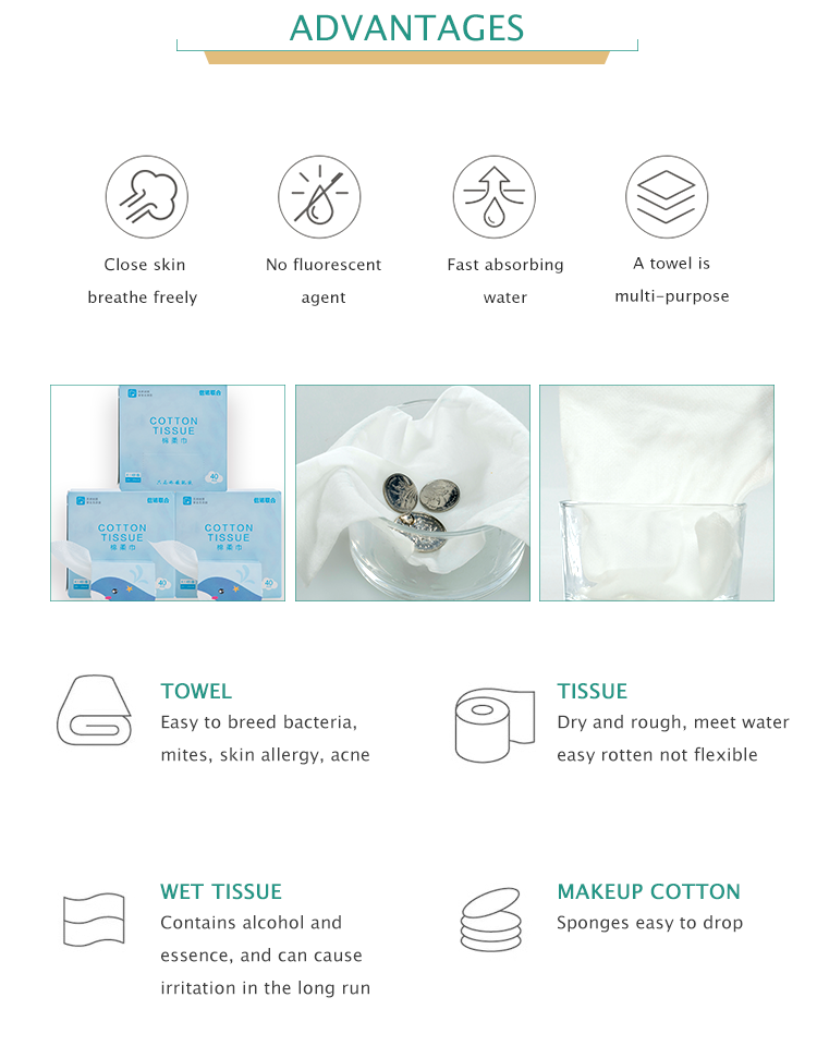 Мягкое детское одноразовое хлопковое полотенце из микрофибры