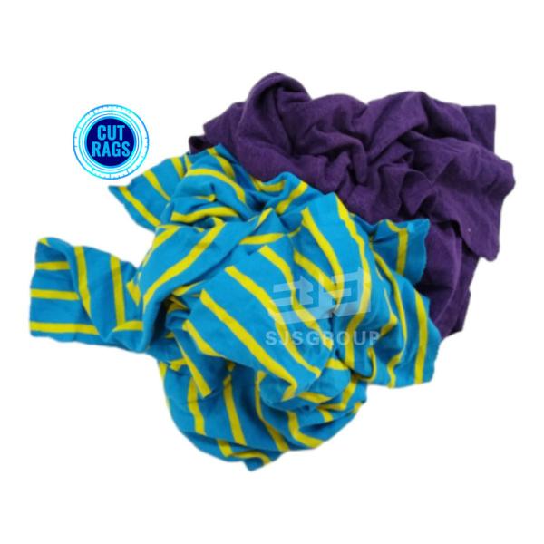 100% Cotton Rags Industrial Cleaning Rags Mixed Fabric Cuttings Wiping Used Rags