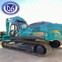 SK350 Utilisé 35Ton Kobelco Grandes excavatrices à rampe équipement de construction