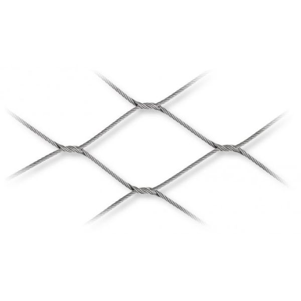 Декоративный тип сетка Ferrule кабеля балюстрады отполировал продолжительность жизни 60x60mm длинную