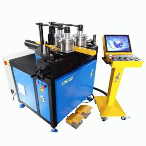 Máquina de dobra hidráulica da tubulação da Único-cabeça automática de DW168WNC