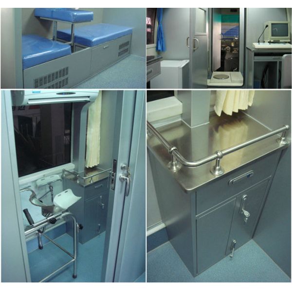 Kingrun Mobile Blood Donation Truck , Hospital Physical Examination Vehicle