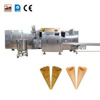 Linha de produção de cones de açúcar 1,1 KW máquina de assar cones de waffle para sorvete