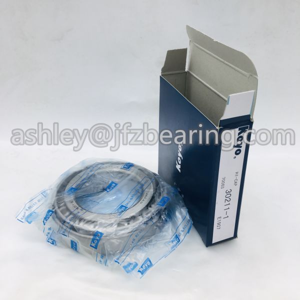 KOYO Bearing 30211-1 Metric Tapered Roller Bearing Cone and Cup Set, Steel, 55 mm Bore, 100 mm OD, 22.75 mm Width