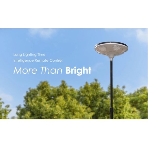Round Remote Control Rain Proof Solar LED Street Light