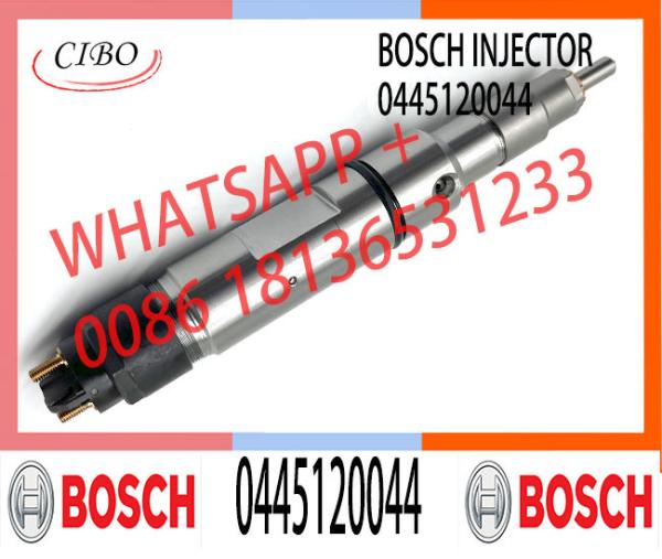 Diesel spare parts boschs common rail fuel injector 0445120044 for MAN truck TGA-24-480