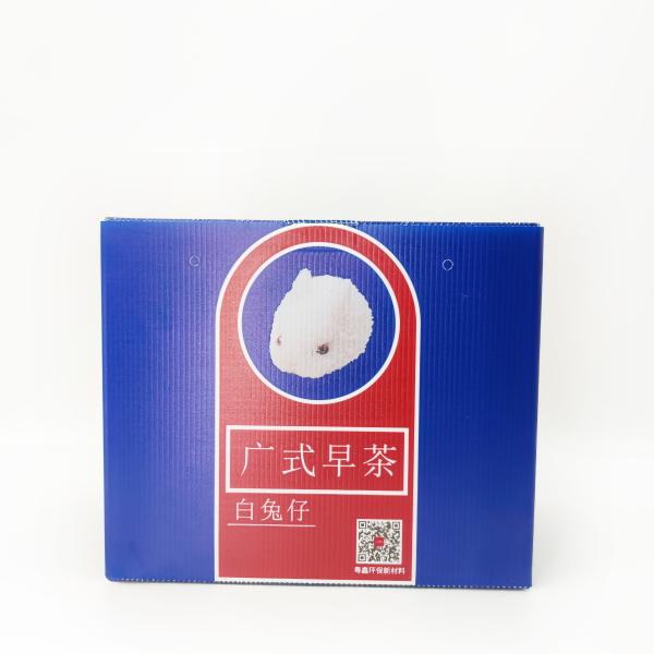 SGS Waterproof Corrugated Plastic Packaging Boxes 4C Printing