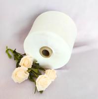 Polyester vierge FDY fil 20D semi-dull blanc brut