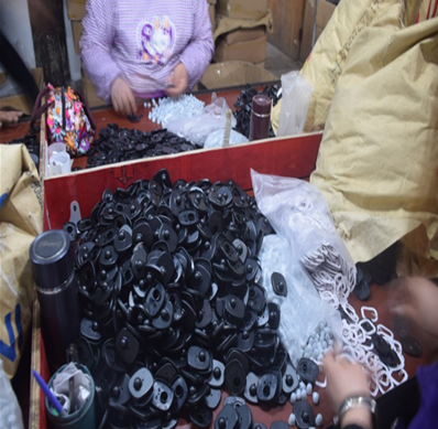 La etiqueta del RF de la ropa del supermercado con el logotipo aumentado/suavemente seguridad marca con etiqueta