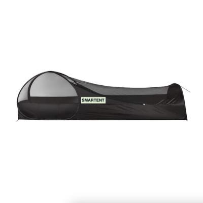 82.6*27.6*19.7 polegadas Negro Fácil Pop Up Camping Tents com piso à prova d'água Fibra de vidro Pole Carry Bag para 1 pessoa