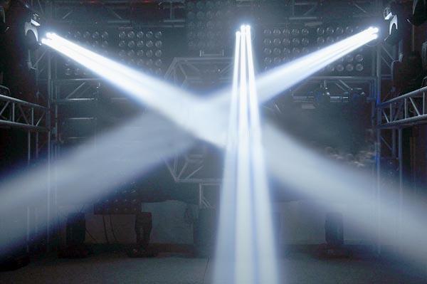 DMX512 LED White Color Beam Par Cans Stage Lights For TV Studios / Road Shows