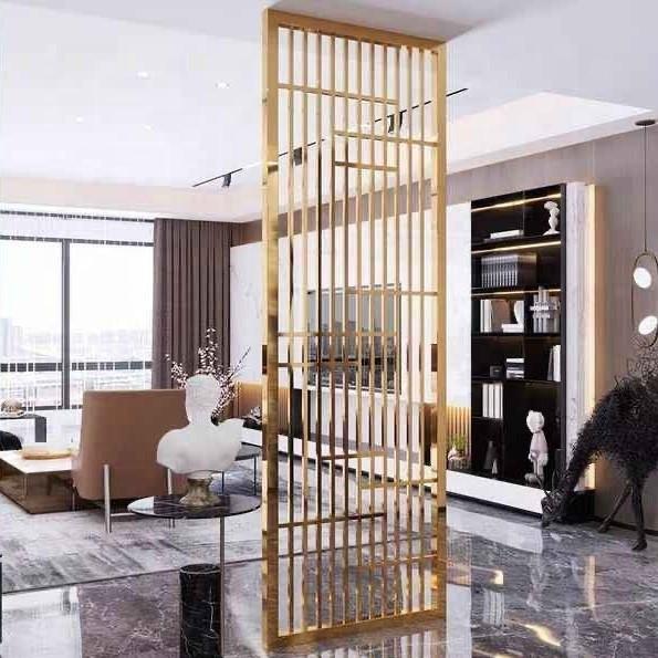 304 201 Stainless Steel Room Divider Decorative Partition Laser Cutting