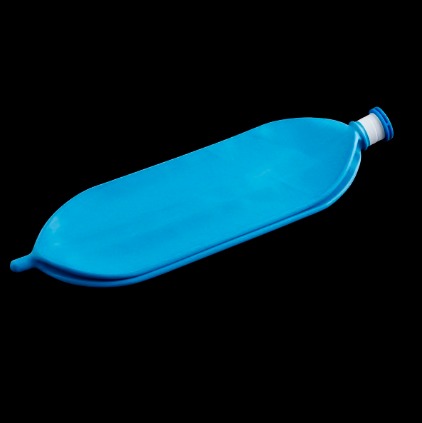 Sac respiratoire pour anesthésie vétérinaire sans latex bleu 0.5L-5L connecteur 22 mm pour la ventilation des animaux