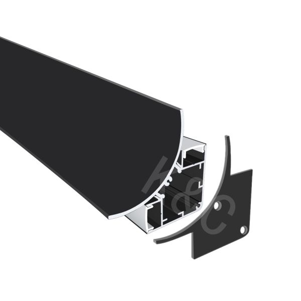 IP20 Rated 6063 T5 Alloy Aluminum LED Corner Aluminium Profile for Surface