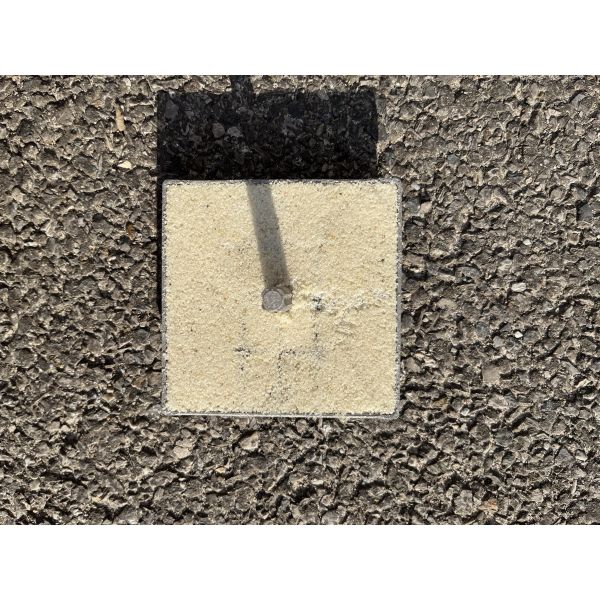 10x10cm Filling Sand Reflective Cat Eye Single/Two Sides Reflector Road Stud White Road Marker