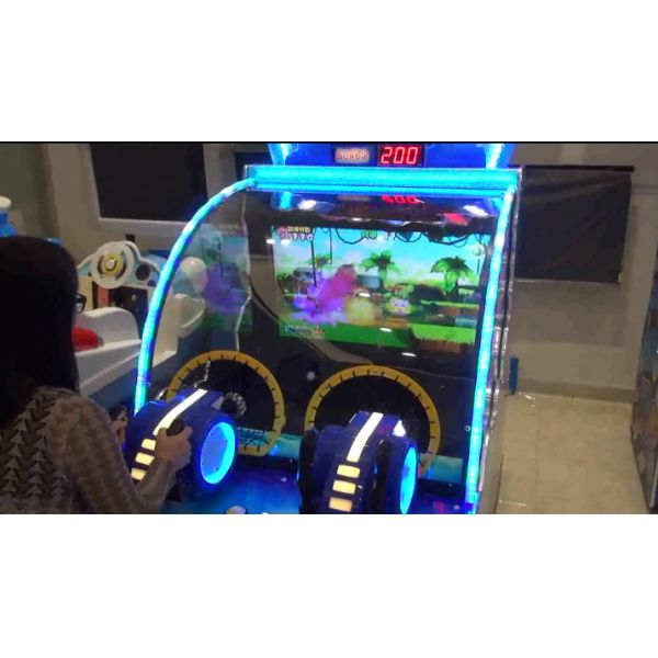 Might Wizards Kids Shooting Balls Game Machine For Shopping Center