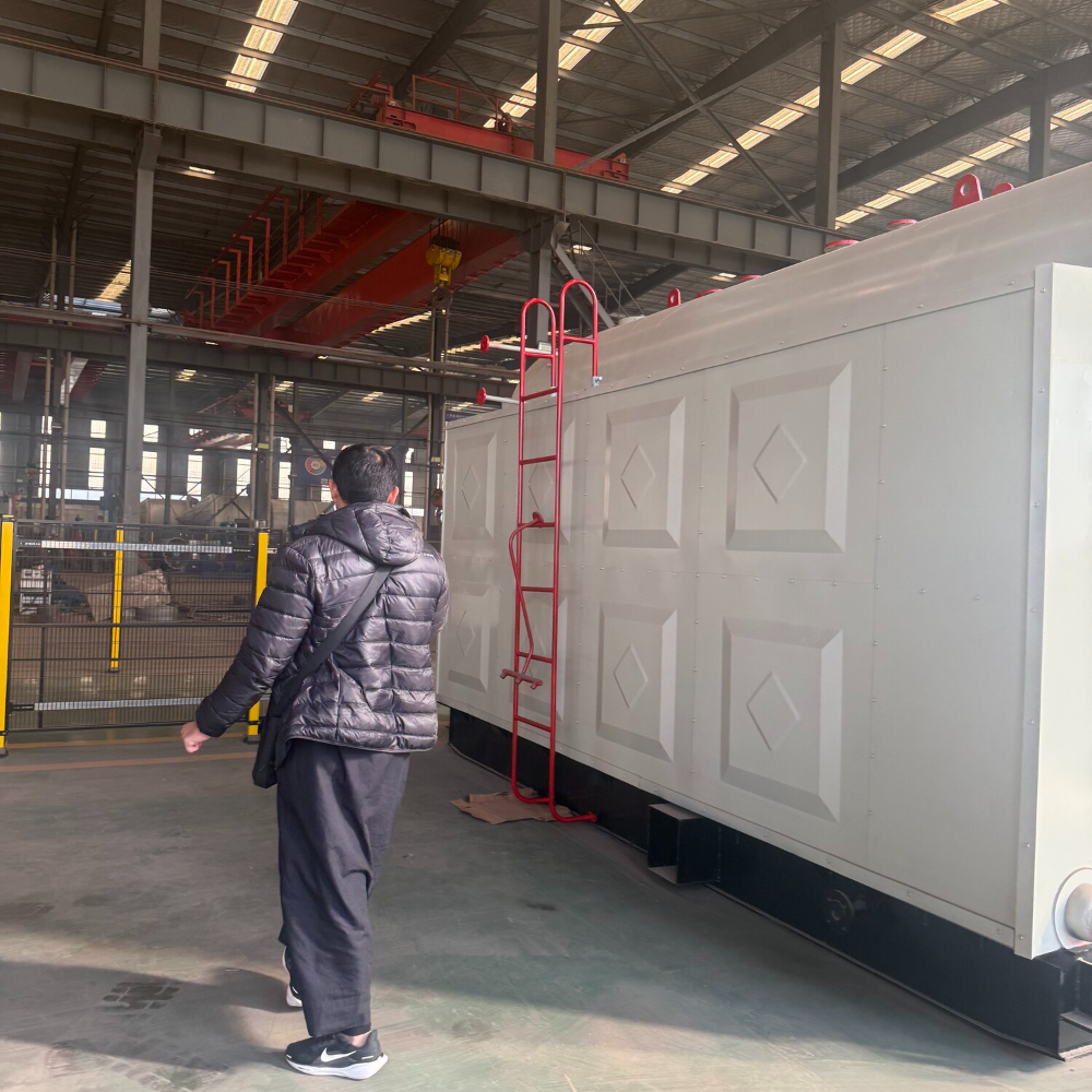 AIXBOILER LSS Vertical Oil/Gas Steam Boiler 1 Ton High Safety Easy Installation