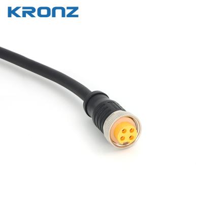 IP67 Waterproof Circular Connector 7/8 With 4×0.15 (4×16AWG) Wire Gauge