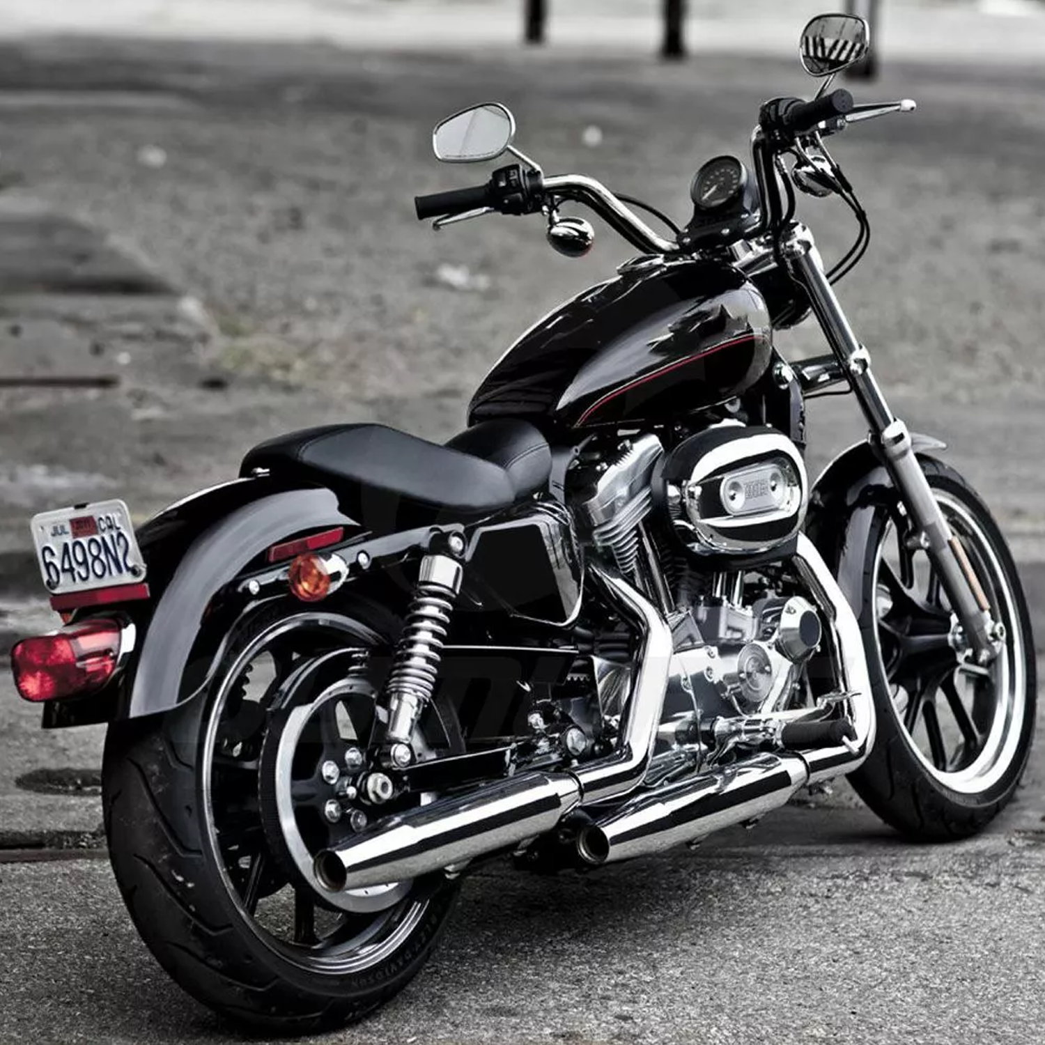 Motorcycle Seat Cushion Harley Iron Sportster XL883 XL883N XL1200 Custom 2004-2015 5 Styles Selectable