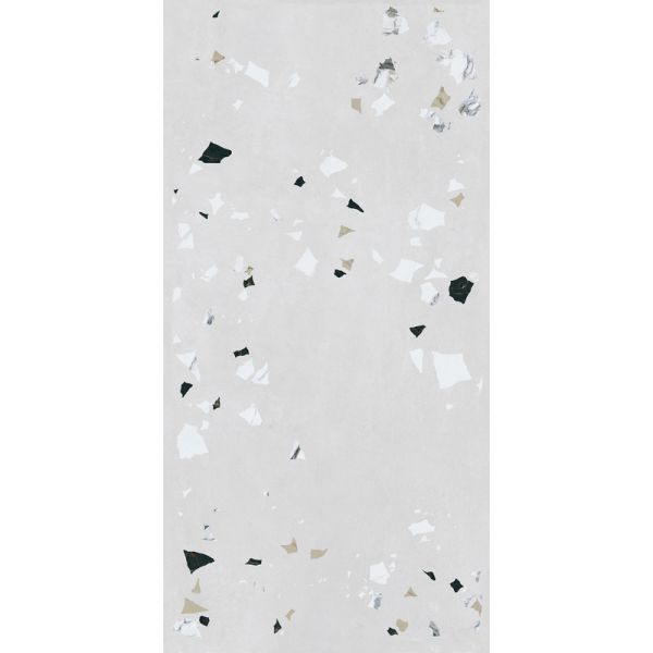 Terrazzo 600x1200mm Matt porcelana azulejos acristalados para el salón azulejos de suelo duradero dormitorio