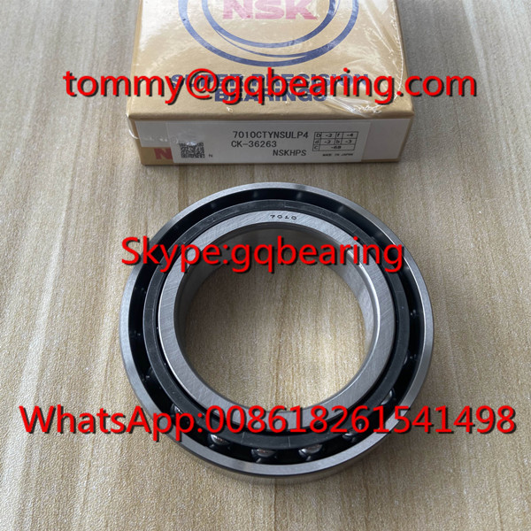 NSK 7010CTYNSULP4 Сверхточное угловое контактное шаровое подшипник 7010 спиндовое шаровое подшипник