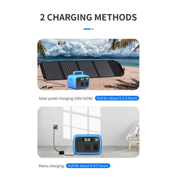 Portable outdoor power supply 300W AC output power 300Wh capacity outdoor camping stall energy storage power supply