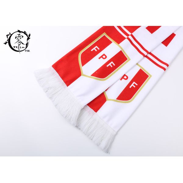 World Cup Fleece Peru Sublimation Scarf Arsenal Soccer Digital Print