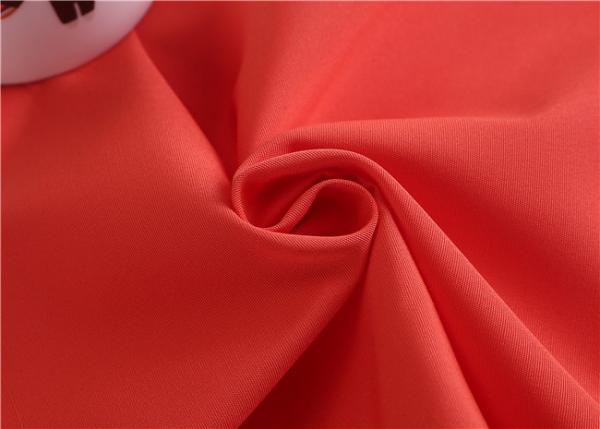 Cotton Feel 100% Polyester Water Resistant Cloth PU Coating Jacket Windbreaker Fabric