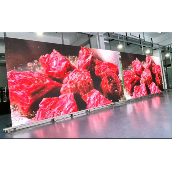 Высокая яркость P4.81mm Наружный экранированный светодиодный дисплей с литой алюминиевой шкафкой