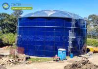 Tanques de água industriais de vidro fundido a aço certificados NSF para muitas aplicações industriais