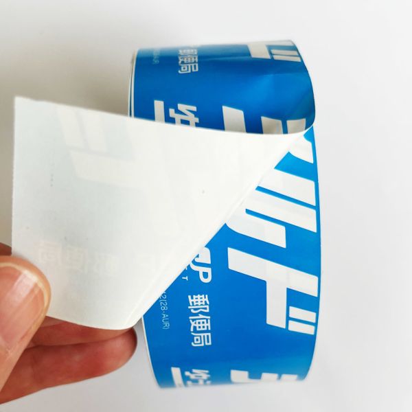 80mm 40mm Zebra Direct Thermal Labels Stickers Blue Linerless