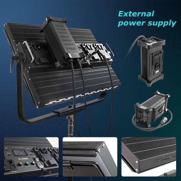 2800K 9990K 500w RGBW LED Video Photo Film Light 12 Lighting Effects 50000lm Soft Light LED Panel