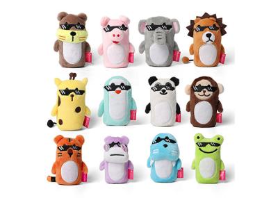 Large Indestructible Plush Squeaky Dog Toys Set 12 Models Pack Small Stuffed