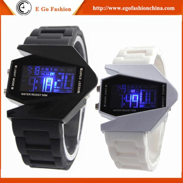 Fashion LED Watch Customized Logo OEM Watch Sports Watch Unisex Hip Hop Boy Casual Watch