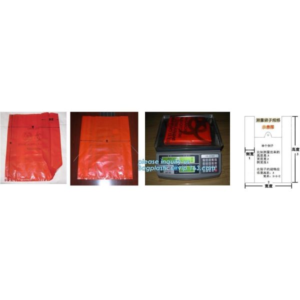 PE asbestos waste bags, Disposal Plastic Bag for Construction Waste, rubbish bag for asbestos fibers, bagplastics, bagea