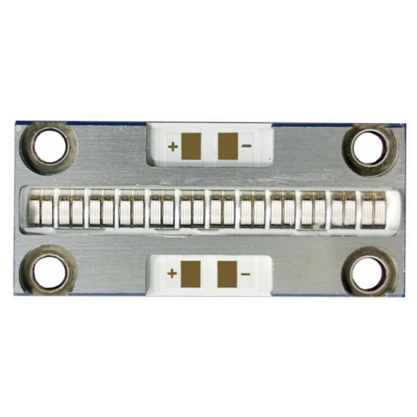 40x18mm 60deg 9-10W/Cm2 88W 380nm - 410nm Copper Substrate COB UV LED Module 3D Printer  UV Curing