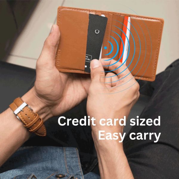 MFI Rechargeable Mini Wireless Charging card Air Tag Gps Tracker Card With NFC