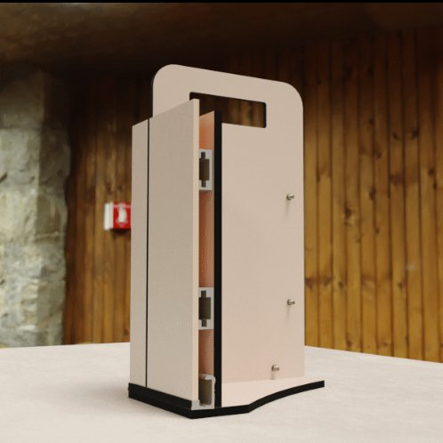 Revestimiento de pared de chapa de aluminio de 10 mm - 25 mm Revestimiento de pared de acero