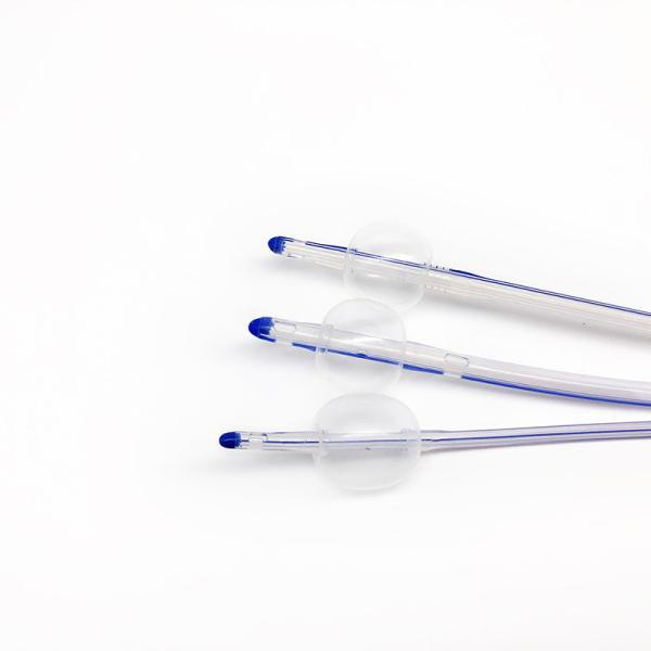 2 Way 3 Way Balão 15-30 ml Cateter de silicone Foley Produtos Médicos de Urologia