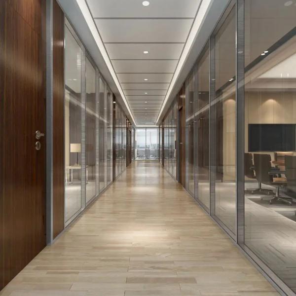 10mm Glass Partition Wall Room Dividers for Office