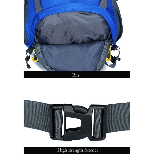 Large 45L Waterproof Hiking Backpack 500PCS Lightweight Packable Backpack